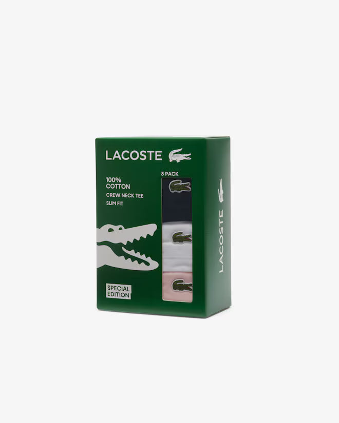 3-Pack Lacoste Slim Fit Undershirts