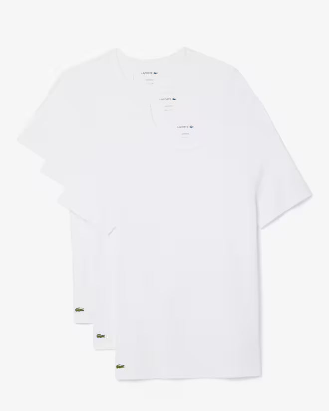 3-Pack Lacoste Slim Fit Undershirts